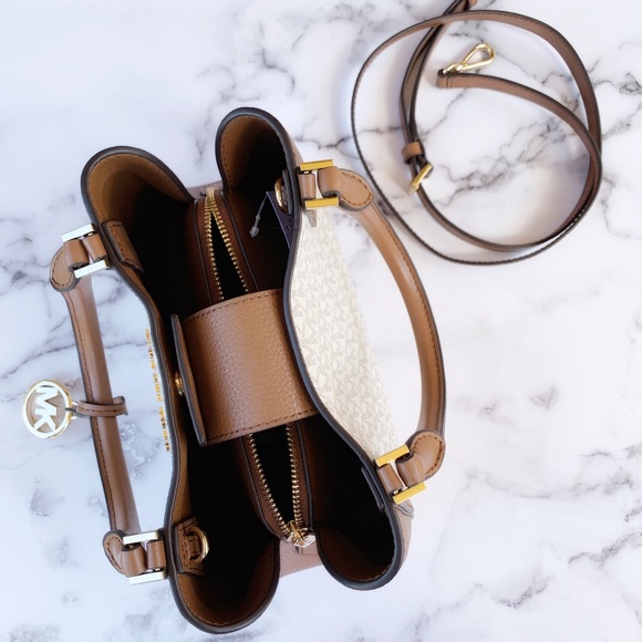 Michael kors satchel Vanillla Mk - Picture 6 of 7